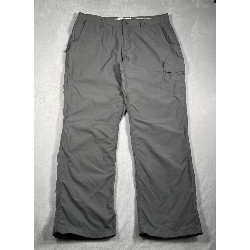 Mountain Khakis Gray Nylon Hiking Pants Men's 36x31 Durable Water Resistant
